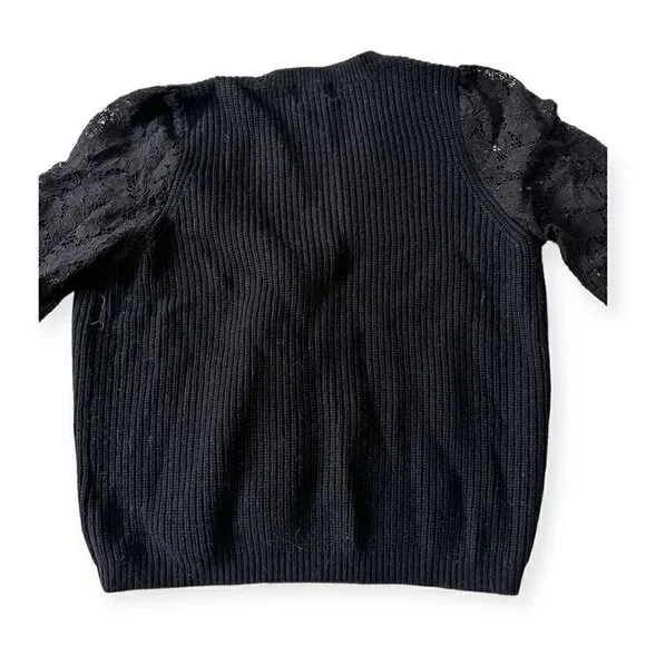 CAMI NYC Black Wool Beth Cardigan, Size S